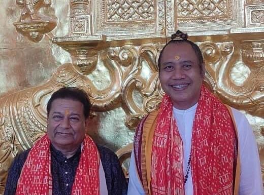 Dokumentasi dari - Kedua Padma Shri, Ida Rsi Putra Manuaba dan Anup Jalota, Berikan Spirit Soil to Soil di Ayodhya 