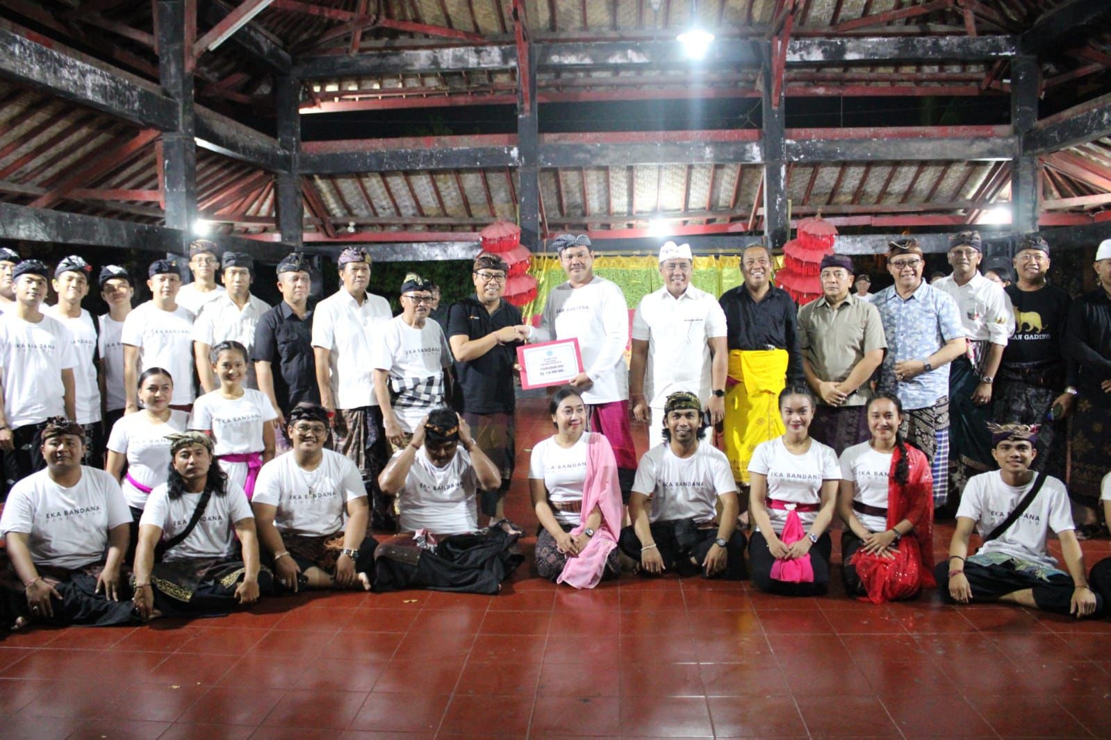 Dokumentasi dari - Jelang PKB, Gus Adhi Apresiasi Drama Gong Raden Ayu Siti Khotijah, Pembinaan Dihadiri Wakil Walikota Denpasar