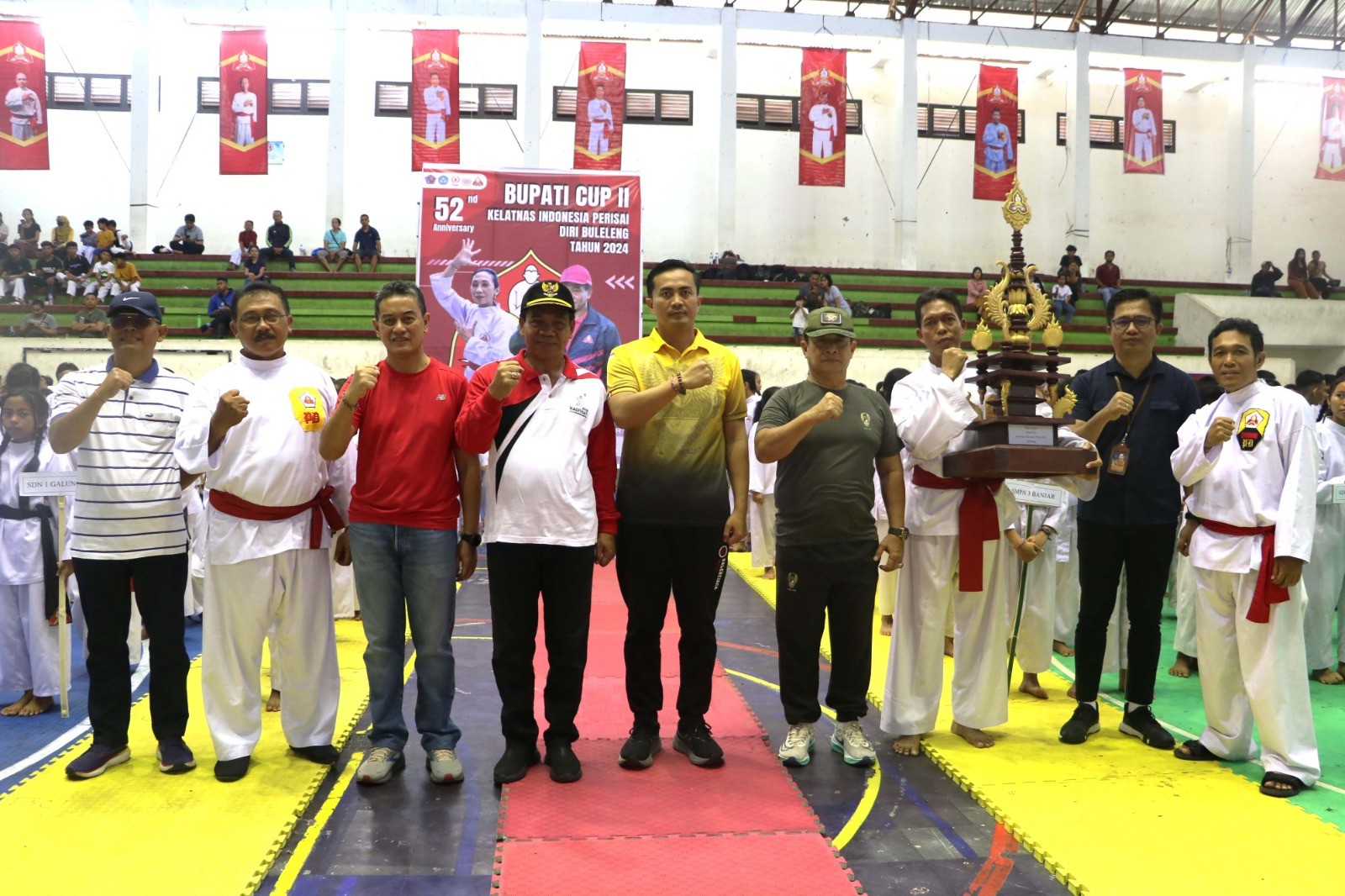 Dokumentasi dari - Pj.Bupati Buleleng : Harapkan Bupati Cup Perisai Diri Mampu Lahirkan Atlet Nasional bahkan Dunia