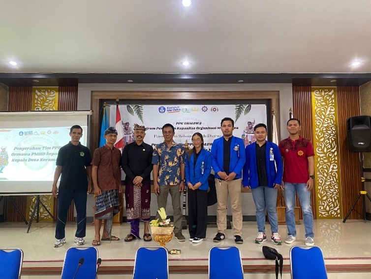 Dokumentasi dari - Desa Budaya, Tim PPK Ormawa PMHD Unwar Sosialisasikan Pelestarian Seni Arja di Desa Keramas