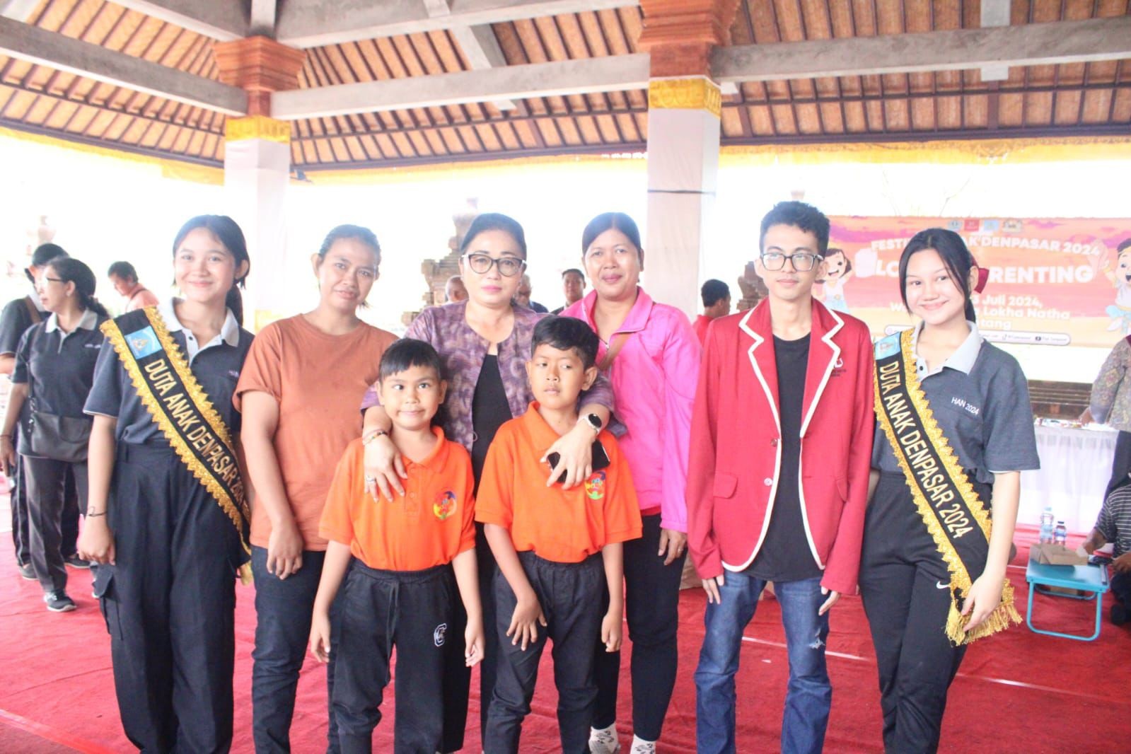 Dokumentasi dari - Semarak Peringatan HAN ke 40 Kota Denpasar, Puluhan Siswa ABK Pusat Layanan Disabilitas Ikuti Lomba Kreasi Clay 