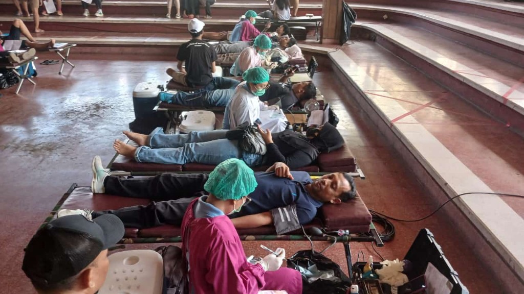 Dokumentasi dari - Sambut HUT Ke-79 Kemerdekaan RI, Paguyuban Social Project Bali Menggelar Donor Darah