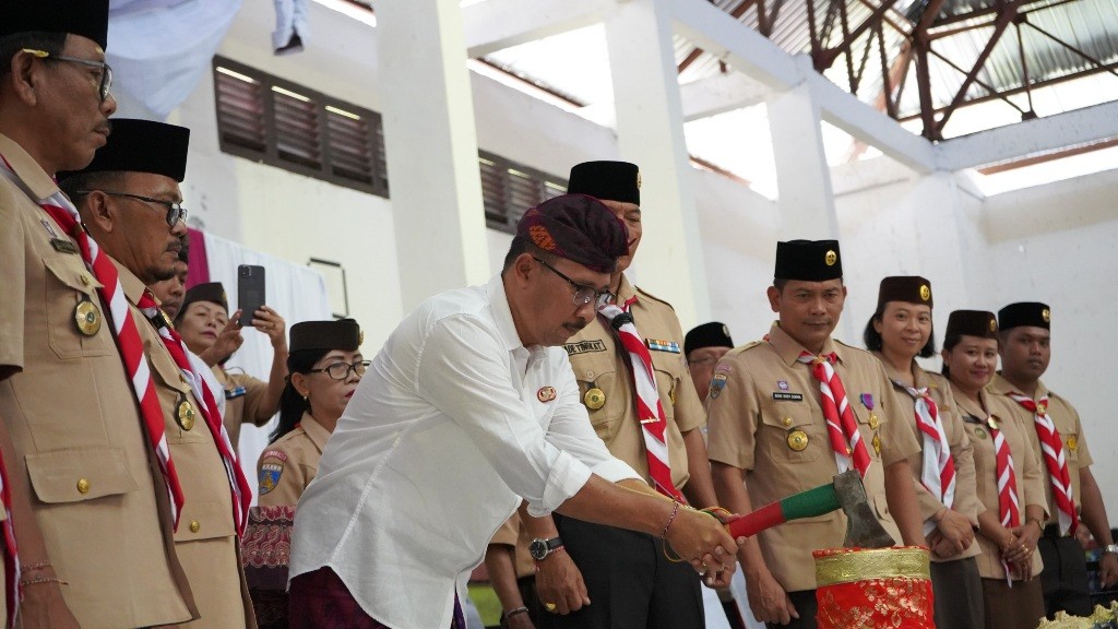 Dokumentasi dari - 135 Peserta Ikuti Lomba PBB Kreasi dan Menggambar Serangkaian Hari Pramuka ke- 63
