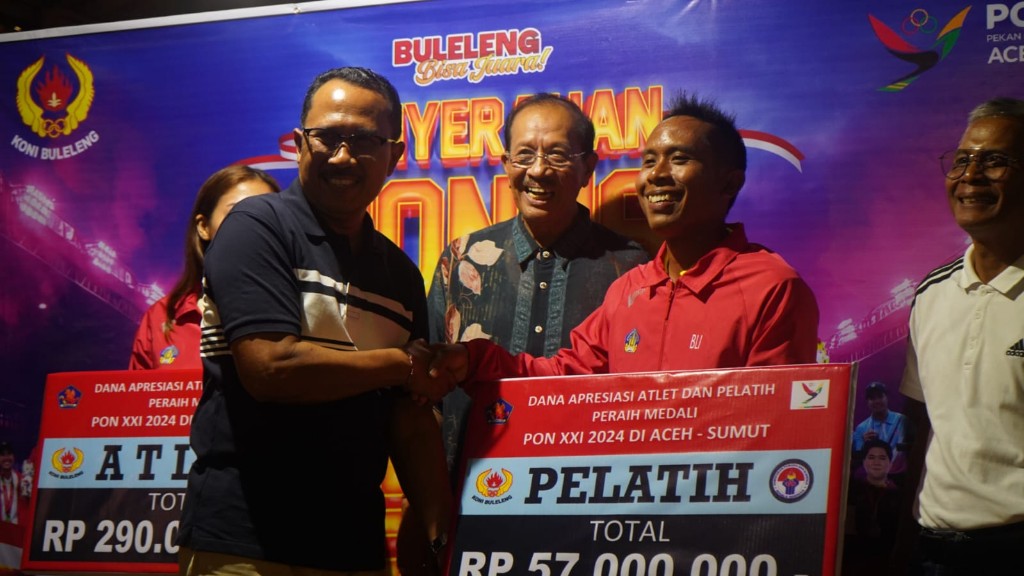 Dokumentasi dari - Pemkab Buleleng Berikan Bonus Untuk Atlet dan Pelatih Peraih Medali PON XXI